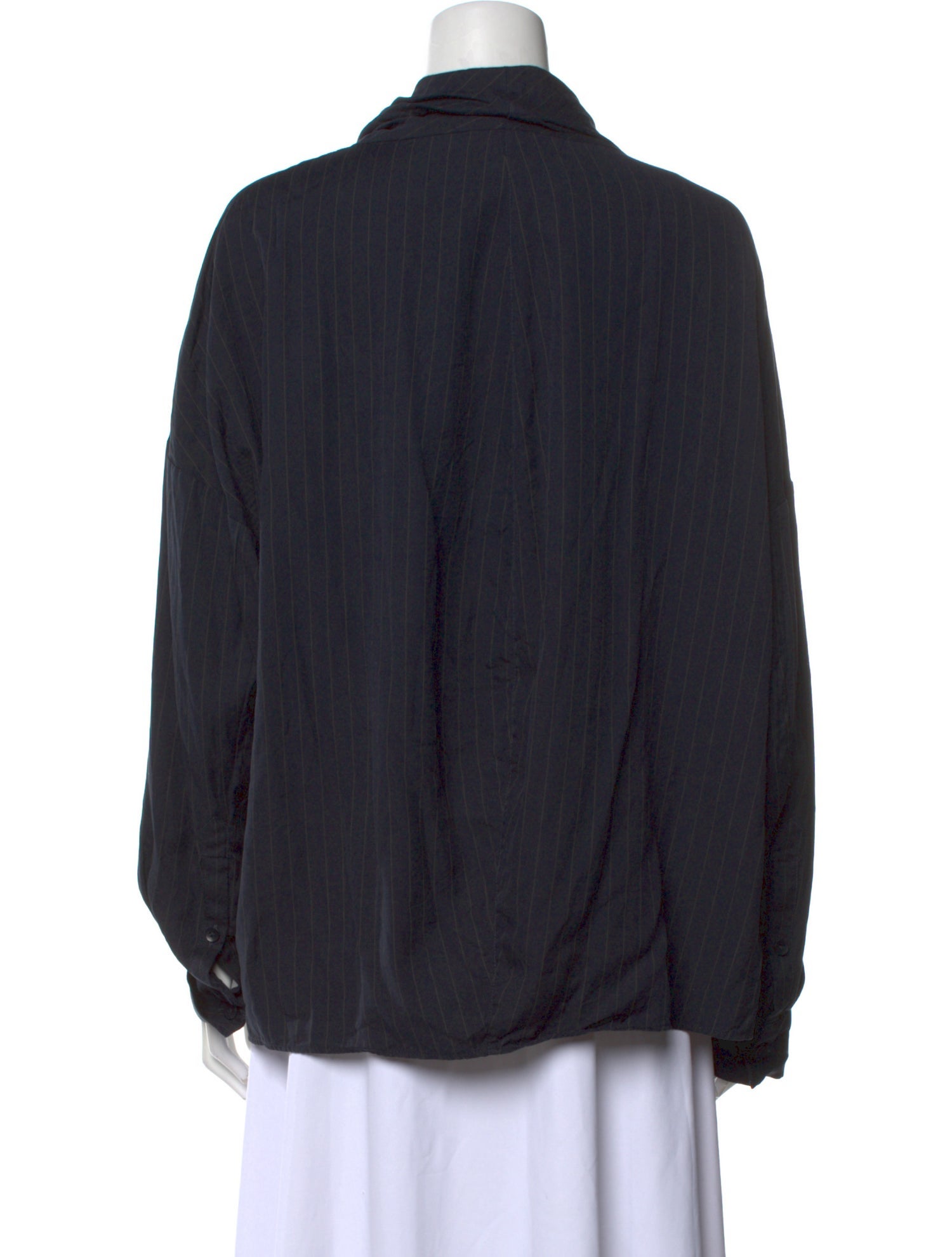 Tibi Cowl Neck Long Sleeve Sweatshirt